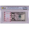 Image 1 : Pack of 2017A $5 Federal Reserve STAR Notes Atlanta Fr.1998-F* PCGS Gem UNC 66PPQ