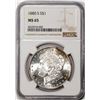 Image 1 : 1880-S $1 Morgan Silver Dollar Coin NGC MS65