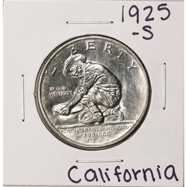 1925-S California Diamond Jubilee Commemorative Half Dollar Coin