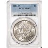 Image 1 : 1884-O $1 Morgan Silver Dollar Coin PCGS MS63