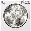 Image 1 : 1922 $1 Peace Silver Dollar Coin