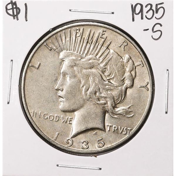 1935-S $1 Peace Silver Dollar Coin