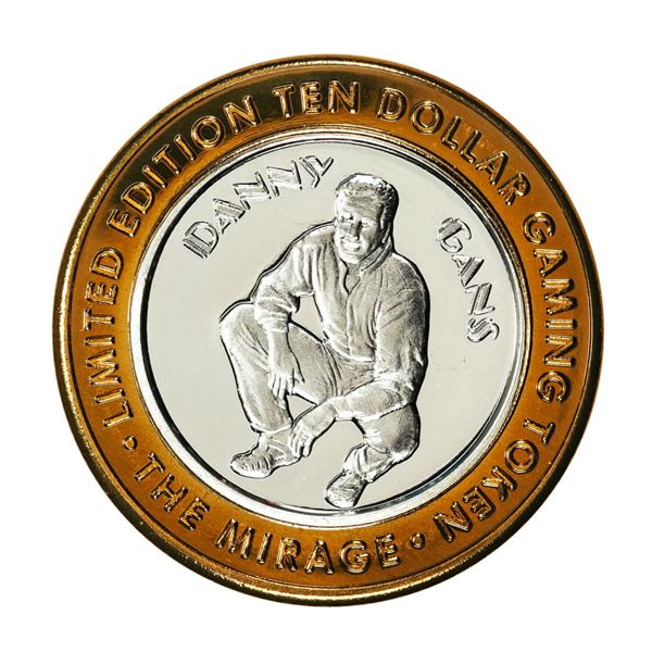 .999 Silver The Mirage Las Vegas, Nevada $10 Casino Gaming Token Limited Edition