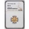 Image 1 : 2016 $5 American Gold Eagle Coin NGC MS70