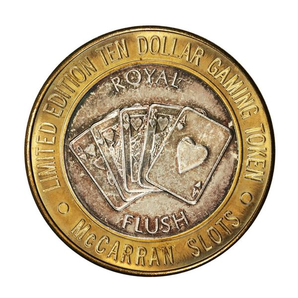 .999 Silver McCarran International Airport Las Vegas, Nevada $10 Limited Gaming Token