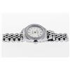 Image 6 : Rolex Ladies Stainless Steel Silver Index Diamond Datejust Wristwatch