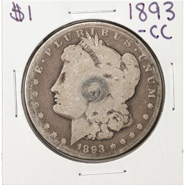 1893-CC $1 Morgan Silver Dollar Coin