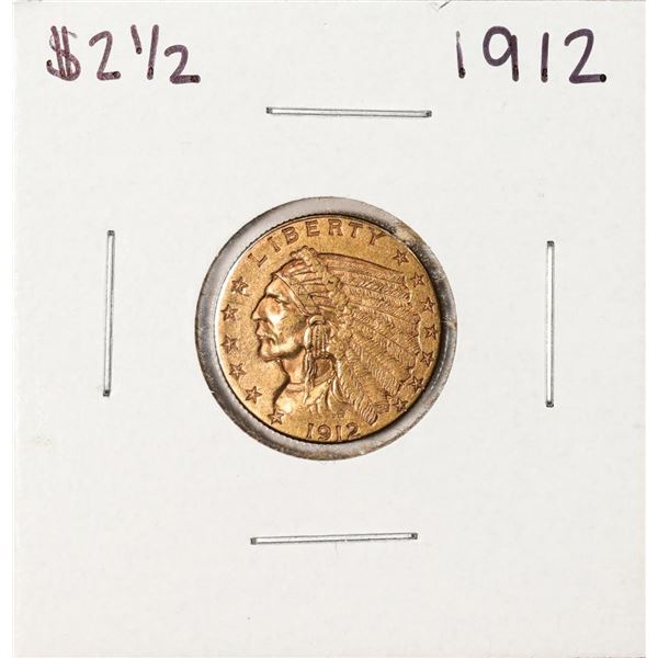 1912 $2 1/2 Indian Head Quarter Eagle Gold Coin