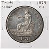 Image 1 : 1874-CC $1 Trade Silver Dollar Coin