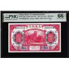 Image 1 : 1914 China Bank of Communications 10 Yuan Note Pick# 118q PMG Gem Uncirculated 66EPQ