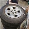 Image 2 : SET OF HONDA RIMS OFF RIDGLELINE, WITH FIRESTONE  WINTERFORCE TIRES, SIZE 245/65/R17