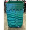 Image 2 : 11 STACKABLE TOTES W/ BUILD IN LIDS