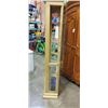 Image 2 : GUILDED GLASS FRONT SIDE ENTRY DISPLAY CABINET, 81  INCH TALL, 36" WIDE, 15 INCH DEEP AT CROWN