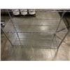 Image 2 : METAL WIRE RACK, 4FT WIDE, 6FT TALL, 18 INCH DEEP