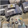 Image 1 : NINTENDO 64 CONSOLE WITH GAME AND CONTROLLER  TESTED AND WORKING NEEDS AV CORD