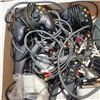 Image 2 : LOT OF XBOX 360 CONSOLE, POWER BRICKS, AV CORDS  AND MORE