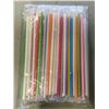 Image 2 : CASE OF NEW PLASTIC STRAWS