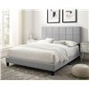 Image 1 : NEW LINON CLAUDE FULL SIZE BED FRAME WITH  HEADBOARD - RETAIL $399