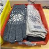 Image 2 : 10 NEW PAIRS OF THINSULATE GLOVES W/ 2 STACKING  ORGANIZERS