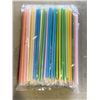 Image 2 : CASE OF NEW PLASTIC STRAWS