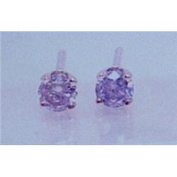 Diamond Stud Earrings 14 K yellow gold, full cut, approx. 0.25 carats, estimated replacement cost $3