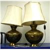 Image 1 : 2 matching brass lamps (2)