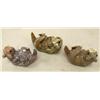 Image 1 : Lot of 3 soapstone otters (100)