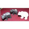 Image 4 : Lot of 3 molded bears (100)