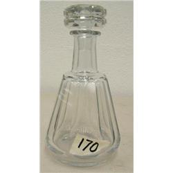 Baccarat crystal decanter 9" tall made in France (46)