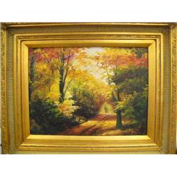 Original oil painting on canvas framed (8888)