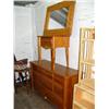 Image 1 : Pine chest of drawers, end table, mirror (42)