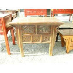 30" H x 40" L x 27" D 2 Doors carved circa 1860 (800)