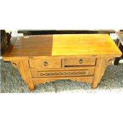 19" H x 42"L x 16" W  2 drawer Coffee Table (800)