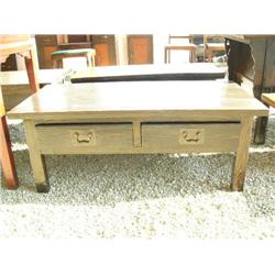 Mission Style Coffee Table 19" H x 47" L x 23 1/2" W (800)