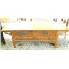 Image 1 : Coffee Table with 2 Drawers 20" H x 63" L x 25" W  (800)