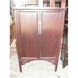 2 Drawer Robe circa 1920 fitted with drawers and Shelves on inside 56" H x 35" L x 17" W  (800)