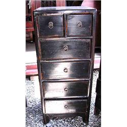 CHOICE on 2:  6 Drawer Chests 41 1/2" H x 17" L x 15" D with Black finish (800)