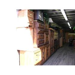 Furnish your house in one lot: 2 bedroom set- 1 pine finish and other oak finish; lamps; desks; ente