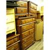 Image 9 : Furnish your house in one lot: 2 bedroom set- 1 pine finish and other oak finish; lamps; desks; ente