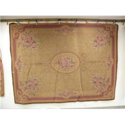 11' 6" x 8' 6" Handmade hook rug 100% wool (2)