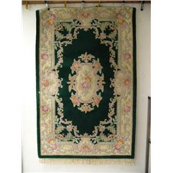 8' x 5' Wool Chinese sculpted carpet (2)