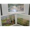 Image 1 : Lot of 3 numbered prints by Grandma Moses: "Blizzard", "Moving Day on the Farm", "Black Horses" (37)