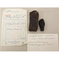 Artifact doll in 2 pieces: body and head do not match- Winona paid $100 to Cathy Noongwook in 1973 (