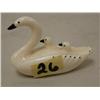 Image 1 : White ivory carving of swan and 2 babies by John Kokuluk from King Island (37)