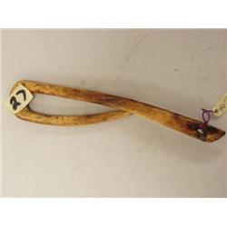 7" fossilized ivory hook (37)
