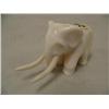 Image 3 : 4" white ivory elephant carved by Mike Saclamana (37)