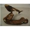 Image 4 : 5" soapstone seal; 3-1/2" ivory bird; 10" whale bone whale with 1 fin missing (100)