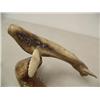 Image 5 : 5" soapstone seal; 3-1/2" ivory bird; 10" whale bone whale with 1 fin missing (100)