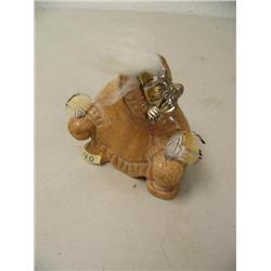 4-1/2" soapstone dancers with silver mask (100)