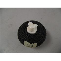 2-1/2" baleen basket by Harry Hank with whale's tale finial, stock 312f (2)